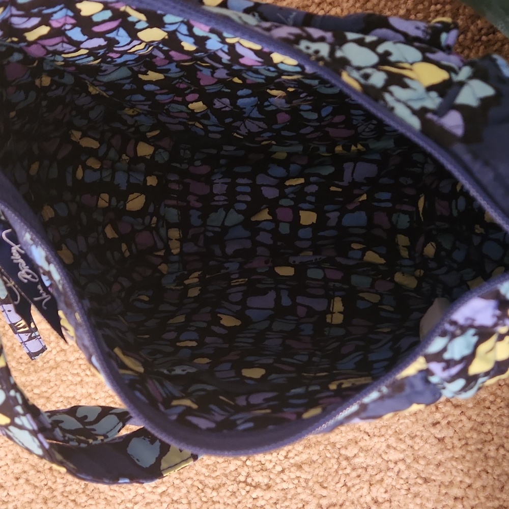 Vera Bradley Indigo Pop handbag. - Picture 2 of 4